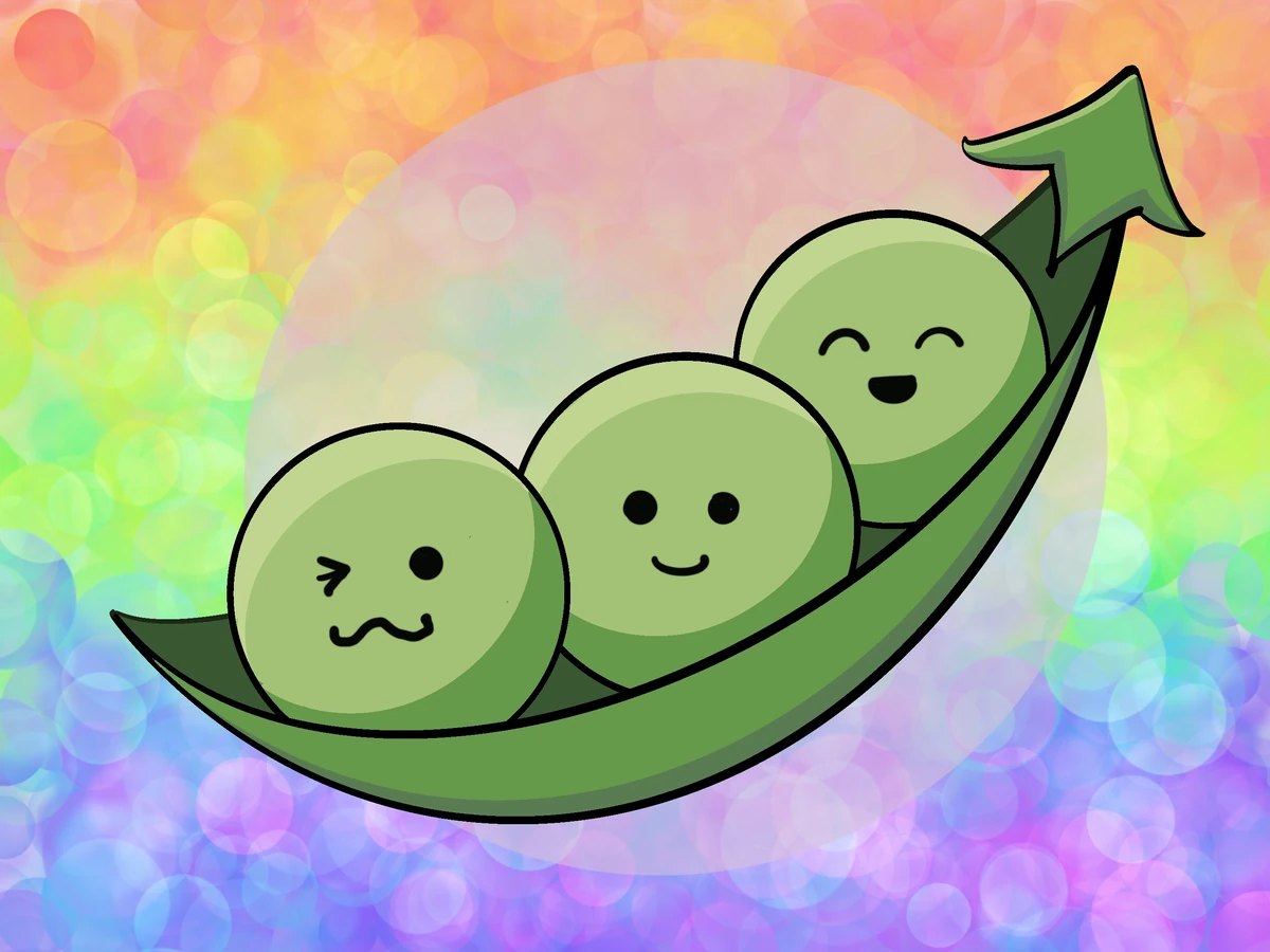 Peas illustration